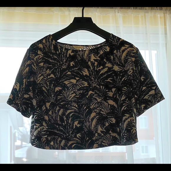 Palm trees crop top - Picture 3 of 3